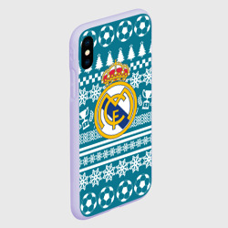 Чехол для iPhone XS Max матовый Ronaldo 7 Новогодний - фото 2