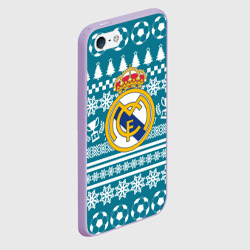 Чехол для iPhone 5/5S матовый Ronaldo 7 Новогодний - фото 2