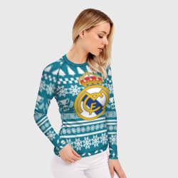 Женский рашгард 3D Ronaldo 7 Новогодний - фото 2