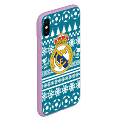 Чехол для iPhone XS Max матовый Ronaldo 7 Новогодний - фото 2