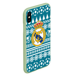 Чехол для iPhone XS Max матовый Ronaldo 7 Новогодний - фото 2