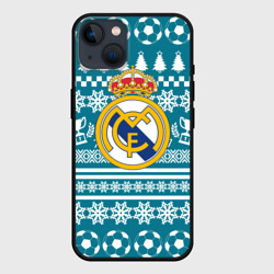 Чехол для iPhone 14 Ronaldo 7 Новогодний
