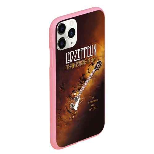 Чехол для iPhone 11 Pro Max матовый с принтом Led Zeppelin, вид сбоку #3