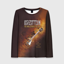 Женский лонгслив 3D Led Zeppelin