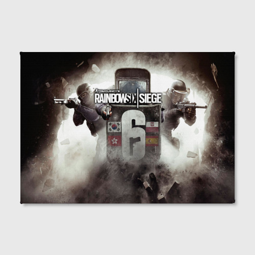 Холст прямоугольный Tom Clancy Rainbow Six Siege, цвет 3D печать - фото 2