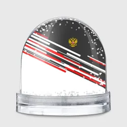 Игрушка Снежный шар Russia - Black and White