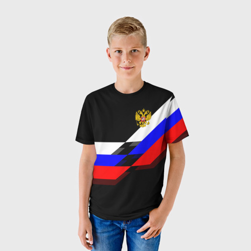 Детская футболка 3D RUSSIA - Black Collection - фото 3