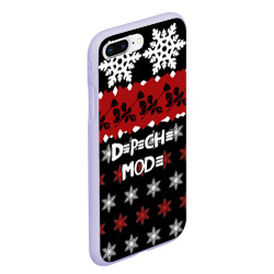 Чехол для iPhone 7Plus/8 Plus матовый Праздничный Depeche Mode - фото 2