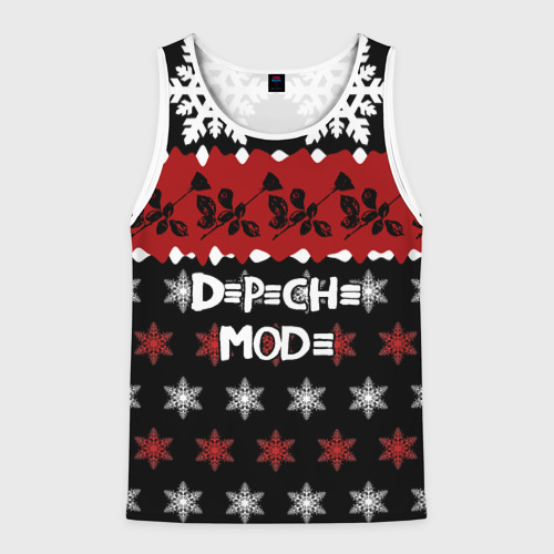 Мужская майка 3D Праздничный Depeche Mode, цвет 3D печать