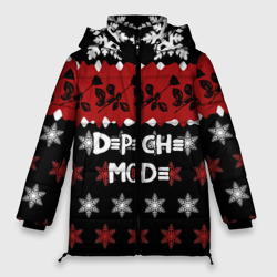 Женская зимняя куртка Oversize Праздничный Depeche Mode