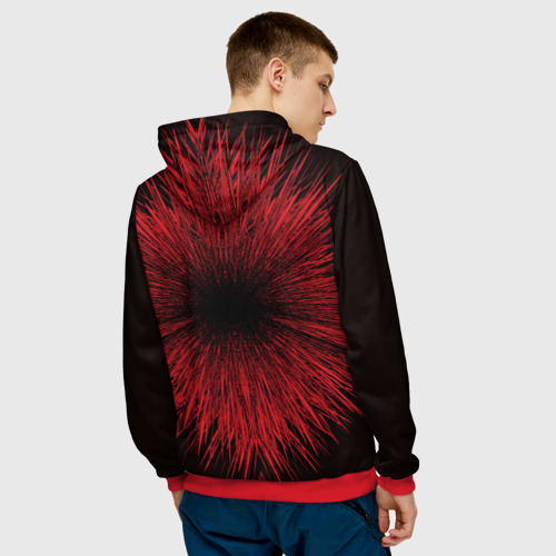 Мужская толстовка 3D F.C.M.U 2018 Abstract uniform, цвет красный - фото 4