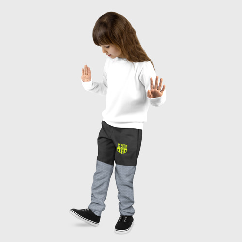 Детские брюки 3D FC Barca 2018 Toxic Sport, цвет 3D печать - фото 3