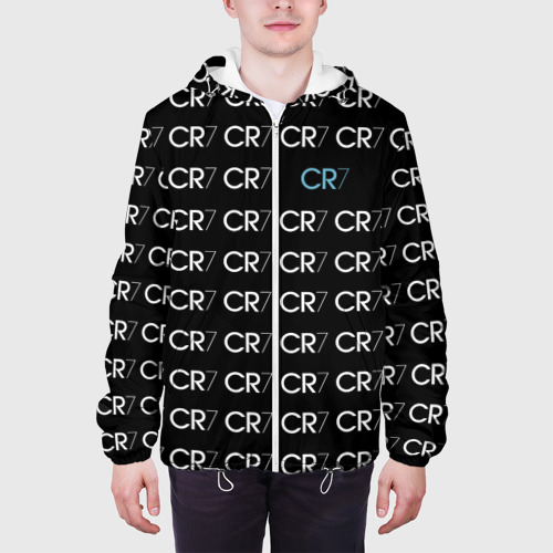 Мужская куртка 3D с принтом Ronaldo CR7, вид сбоку #3