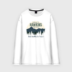 Мужской лонгслив oversize хлопок Hawkins