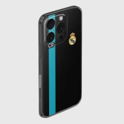 Чехол для iPhone 16 Pro силиконовый с защитой камеры Ronaldo CR7 - фото 2