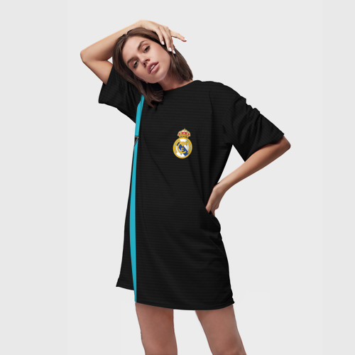 Платье-футболка 3D Ronaldo CR7, цвет 3D печать - фото 3