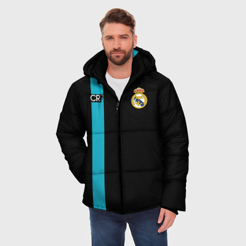 Мужская зимняя куртка 3D Ronaldo CR7, цвет черный - фото 3