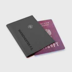Обложка для паспорта матовая кожа Манчестер Юнайтед FCMU Manchester united - фото 2