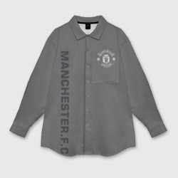 Женская рубашка oversize 3D Манчестер Юнайтед FCMU Manchester united