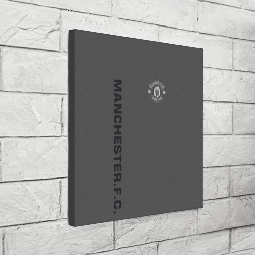 Холст квадратный Манчестер Юнайтед FCMU Manchester united, цвет 3D печать - фото 3