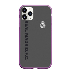 Чехол для iPhone 11 Pro Max матовый Real Madrid 2018 Vintage