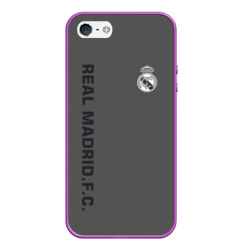 Чехол для iPhone 5/5S матовый Real Madrid 2018 Vintage