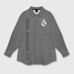 Мужская рубашка oversize 3D Real Madrid 2018 Vintage