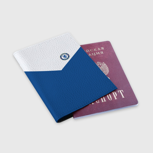 Обложка для паспорта матовая кожа Chelsea  2018, цвет черный - фото 3
