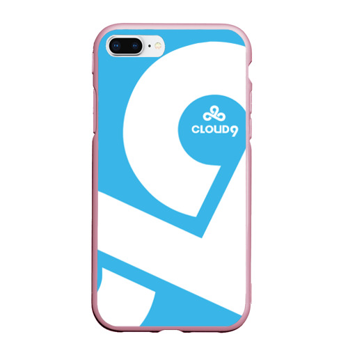 Чехол для iPhone 7Plus/8 Plus матовый с принтом Cs:go - Cloud 9 2018 Style, вид спереди #2