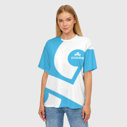 Женская футболка oversize 3D Cs:go - Cloud 9 2018 Style - фото 2