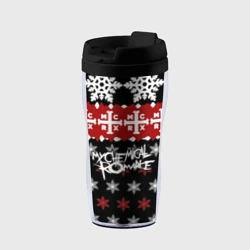 Термокружка-непроливайка Праздничный My Chemical Romanc