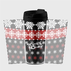 Термокружка-непроливайка Праздничный My Chemical Romanc - фото 2