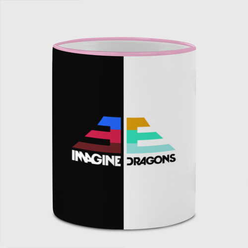 Кружка с полной запечаткой Imagine Dragons, цвет Кант розовый - фото 4