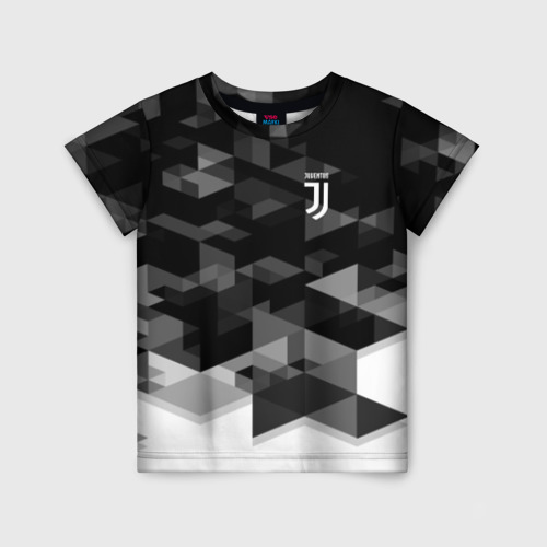 Детская футболка 3D Juventus geometry sport, цвет 3D печать
