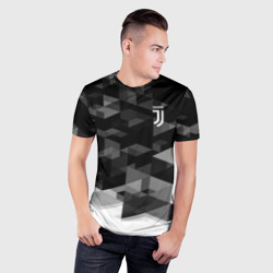 Мужская футболка 3D Slim Juventus geometry sport - фото 2