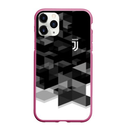 Чехол для iPhone 11 Pro Max матовый Juventus geometry sport