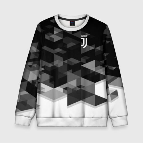 Детский свитшот 3D Juventus geometry sport, цвет 3D печать