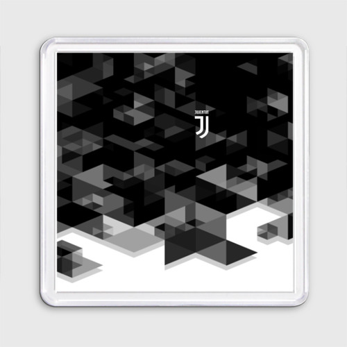 Магнит 55*55 Juventus geometry sport