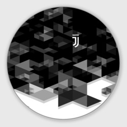 Круглый коврик для мышки Juventus geometry sport