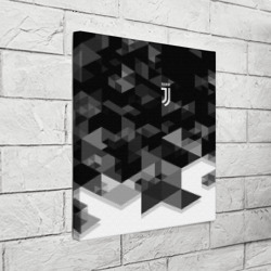 Холст квадратный Juventus geometry sport - фото 2
