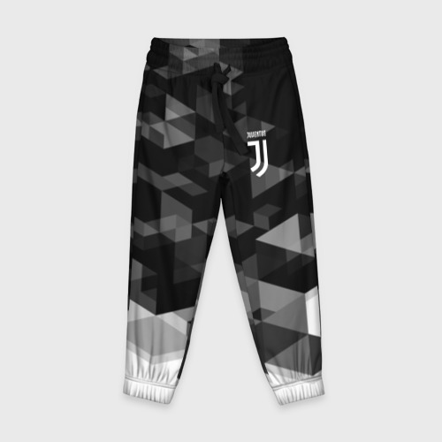 Детские брюки 3D Juventus geometry sport, цвет 3D печать