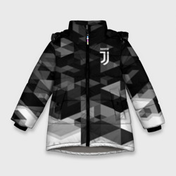Зимняя куртка для девочек 3D Juventus geometry sport