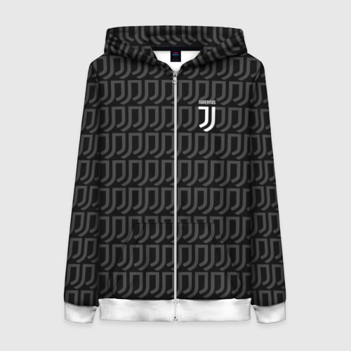 Женская толстовка 3D на молнии Juventus 2018 Original , цвет белый