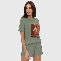 Женская пижама с шортиками хлопок Everlasting Summer - Юля - фото 2