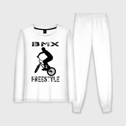 Женская пижама с лонгсливом хлопок BMX FreeStyle