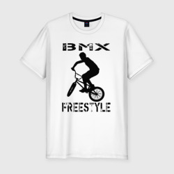 Мужская футболка хлопок Slim BMX FreeStyle