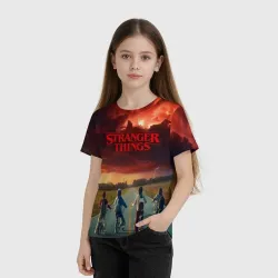 Детская футболка 3D Stranger things Очень странные дела - фото 2
