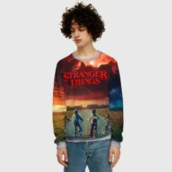 Мужской свитшот 3D Stranger things Очень странные дела - фото 2