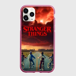 Чехол для iPhone 11 Pro матовый Stranger things Очень странные дела