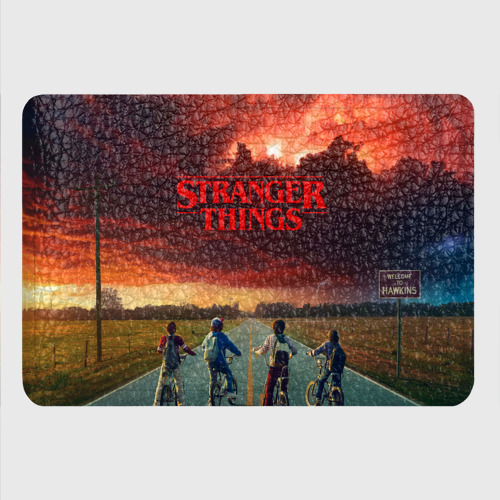 Картхолдер с принтом Stranger things Очень странные дела, цвет черный - фото 4